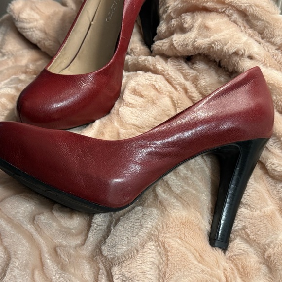 Franco Sarto platform stiletto size 9 burgundy brand new - Picture 5 of 6